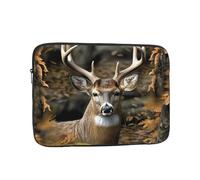 Laptop Case 17 inch Laptop Sleeve Shockproof Computer Sleeve Bag Camouflage Deer Computer Case Carrying Cover