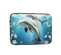 Laptop Case 17 inch Laptop Sleeve Shockproof Computer Sleeve Bag Kiss Dolphin Tale Computer Case Carrying Cover