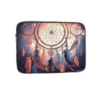 Laptop Case 17 inch Laptop Sleeve Shockproof Computer Sleeve Bag Native American Dream Catcher Computer Case Carrying Cover