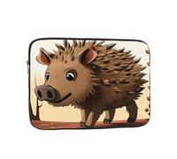 Laptop Case 17 inch Laptop Sleeve Shockproof Computer Sleeve Bag Wild Boar Animation Computer Case Carrying Cover