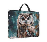 Laptop Case Animal Cute Owl Laptop Sleeve Water Resistant Computer Carrying Bag Briefcase with Handle