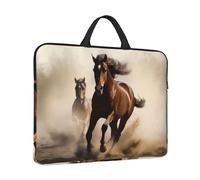 Laptop Case Animals Horse Running Laptop Sleeve Water Resistant Computer Carrying Bag Briefcase with Handle