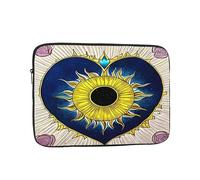 Laptop Case Cartoon Heart Sun Laptop Sleeve Shockproof Protective Notebook Case with Zipper Briefcase Carrying