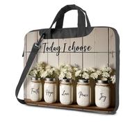 Laptop Case Choosing Faith, Hope, Love, Peace, And Joy Today Laptop Bag Tote Bag For Women Laptop Bag(29x38cm)