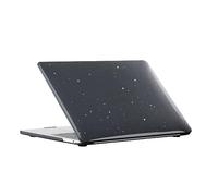 Laptop Case Compatible with New Macbook Pro 13 inch 2020 2019 2018 2017 2016 Release M1 A1706 A1708 A1989 A2159 A2251 A2289 A2338, Protective Transparent Shiny Hard Laptop Cover - Sparkling Black