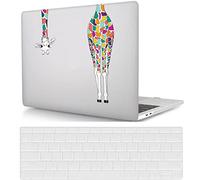 Laptop Case Compatible with New MacBook Pro 15 Inch Case 2019 2018 2017 2016 Release A1990 A1707 with Touch Bar and Touch ID, Plastic Hard Shell Laptop Cover & Keyboard Cover -Giraffe