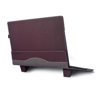 Laptop Case Cover for 15.6" Samsung Galaxy Book4/3/2 360 Pro 360 15.6 Pro 4/3/2 NP950 NT955 NP750 Notebook Sleeve Bag PU Shell with Kickstands (Burgundy, 15.6)