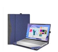 Laptop Case Cover for Dell 14 Plus DB14250 & Pro 14 PC14255/PC14250 & Pro14 Plus PB14250 /PB14255 Sleeve,PU Leather Protective Shell Notebook PC Bag Accessories (Dark Blue)