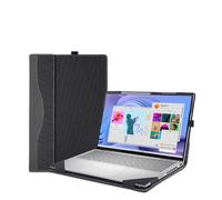 Laptop Case Cover for Dell 14 Plus DB14250 & Pro 14 PC14255/PC14250 & Pro14 Plus PB14250 /PB14255 Sleeve,PU Leather Protective Shell Notebook PC Bag Accessories (Dark Gray)