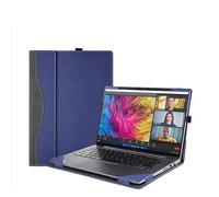 Laptop Case Cover for HP Envy x360 2-in-1 Laptop 16-ad 16z-ad 16-ac 16t-ac & for HP Zbook Firefly 16 Inch G11,Separable PU Leather Protective Bag Accessories with Thermal Vent (Dark Blue)