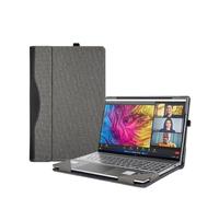 Laptop Case Cover for HP Envy x360 2-in-1 Laptop 16-ad 16z-ad 16-ac 16t-ac & for HP Zbook Firefly 16 Inch G11,Separable PU Leather Protective Bag Accessories with Thermal Vent (Light Grey)