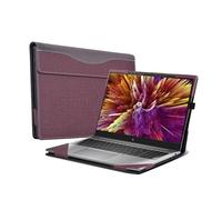 Laptop Case Cover for HP ZBook Firefly 14 G9 14" | ZBook Firefly G10 14" Mobile Workstation Notebook Sleeve Computer Bag Protective PU Leather Shell (Wine red)