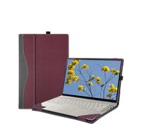 Laptop Case Cover for Lenovo Yoga 7 2-in-1 14ILL10/14AKP10 Notebook PC Sleeve[not for Other Models],PU Leather Protective Shell Bag Accessories (Burgundy, 14 inch)