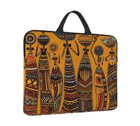 Laptop Case Creative African Culture Laptop Sleeve Water Resistant Computer Carrying Bag Briefcase with Handle