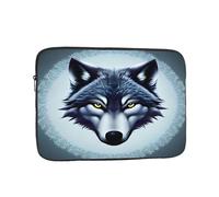 Laptop Case Fierce Wolf Head Laptop Sleeve Shockproof Protective Notebook Case with Zipper Briefcase Carrying