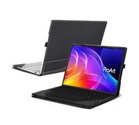 Laptop Case for ASUS ProArt P16 (H7607 H7607BA) [Note Other Models] 16" 2-in-1 PU Leather Protective Laptop Bag Detachable Shell (Dark Gray)