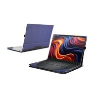 Laptop Case for Dell 15 Laptop DC15250 DC15255 [not Compatible with Any Other Model] ，2 in 1 PU Leather Inside Pocket Cover (Dark Blue)