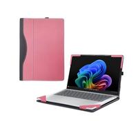 Laptop Case for HP Omnibook Ultra Flip 14 Next Gen AI Laptop (14-fh0009na fh0008na fh0007na fh0006na fh0005na fh0004na fh003na fh0000na) 14" PU Leather Protective Bag Detachable Shell (Pink)