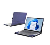 Laptop Case for Lenovo ThinkBook 16 Gen 8 (16″ Intel) Laptop [not Compatible with Any Other Model] ， 2 in 1 PU Leather Inside Pocket Cover (Dark Blue)