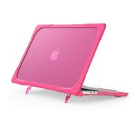 Laptop Case for MacBook Air 13 inch, M1 Chip 2018-2020 Model A2337 A2179 A1932,Ultra Thin Shockproof Hard Shell with Kickstand for Air 13.3 inch (Hot Pink)