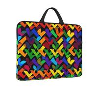 Laptop Case Gay Pride Rainbow Laptop Sleeve Water Resistant Computer Carrying Bag Briefcase with Handle