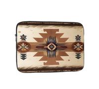 Laptop Case Native American Patterns Laptop Sleeve Shockproof Protective Notebook Case with Zipper Briefcase Carrying