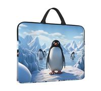 Laptop Case Penguin Antarctica Ice Laptop Sleeve Water Resistant Computer Carrying Bag Briefcase with Handle
