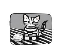 Laptop Case Play Ball Kitty Laptop Sleeve Shockproof Protective Notebook Case with Zipper Briefcase Carrying