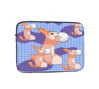 Laptop Case Rabbit Holding The Ball Laptop Sleeve Shockproof Protective Notebook Case with Zipper Briefcase Carrying