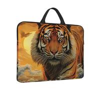 Laptop Case Rising Sun Tiger Laptop Sleeve Water Resistant Computer Carrying Bag Briefcase with Handle