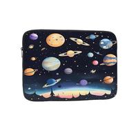 Laptop Case Saturn Jupiter Earth Laptop Sleeve Shockproof Protective Notebook Case with Zipper Briefcase Carrying