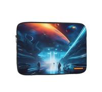 Laptop Case Science Fiction Future Laptop Sleeve Shockproof Protective Notebook Case with Zipper Briefcase Carrying