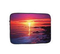 Laptop Case Sleeve 10 inch Laptop Bag Shockproof Computer Carrying Bag Calm sea Sunset Notebook Case Cover
