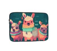 Laptop Case Sleeve 12 inch Laptop Bag Shockproof Computer Carrying Bag Cute Llama Cartoon Notebook Case Cover