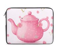 Laptop Case Sleeve 12inch Shockproof Laptop Case Pink Teapot Laptop Sleeve Protective Carrying Case