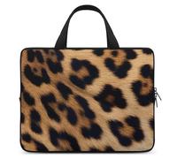 Laptop Case Sleeve 12inch Shockproof Laptop Case Rough Leopard Print Laptop Sleeve Carrying Case
