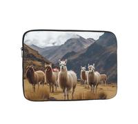 Laptop Case Sleeve 13 inch Laptop Bag Shockproof Computer Carrying Bag Llamas in The Andes Notebook Case Cover