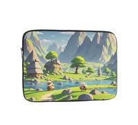 Laptop Case Sleeve 13 inch Laptop Sleeve Cartoon landscape Carrying Case Shockproof Laptops Cases for Men Women