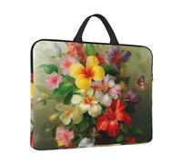 Laptop Case Sleeve 14 inch Laptop Bag Tote Shockproof Computer Carrying Bag Bouquet of Flowers Notebook Case Cover