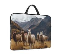 Laptop Case Sleeve 14 inch Laptop Bag Tote Shockproof Computer Carrying Bag Llamas in The Andes Notebook Case Cover