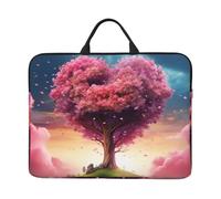 Laptop Case Sleeve 14 Inch Shockproof Protective Notebook Case Colorful Heart Tree Laptop Bag Portable Computer Bag