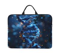 Laptop Case Sleeve 14 Inch Shockproof Protective Notebook Case DNA Genetic Helix Laptop Bag Portable Computer Bag