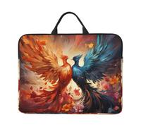 Laptop Case Sleeve 14 Inch Shockproof Protective Notebook Case Fire and water phoenix Laptop Bag Portable Computer Bag