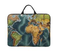 Laptop Case Sleeve 14 Inch Shockproof Protective Notebook Case South america satellite image Laptop Bag Portable Computer Bag