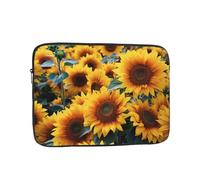Laptop Case Sleeve 15 inch Laptop Bag Shockproof Computer Carrying Bag Many Beautiful Sunflowers Notebook Case Cover