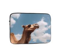 Laptop Case Sleeve 17 inch Laptop Sleeve Camel looking up at the sky Carrying Case Shockproof Laptops Cases for Men Women