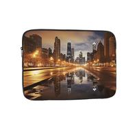 Laptop Case Sleeve 17 Inch, Slim Protective Travel Carrying Case Waterproof Briefcase Bag Chicago Lightweight Laptop Bag for Travel Business Office