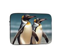 Laptop Case Sleeve 17 Inch, Slim Protective Travel Carrying Case Waterproof Briefcase Bag Stylish Animal Penguin Lightweight Laptop Bag for Travel Business Office