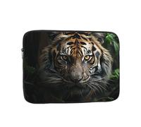 Laptop Case Sleeve A Tiger in The Dark Laptop Bag Computer Carrying Case 12 Inch Notebook Protective Sleeve Cover