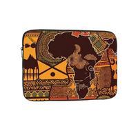 Laptop Case Sleeve African Map Ethnic Pattern Laptop Bag Carrying Case 15 inch Computer Protective Notebook Cases Cover